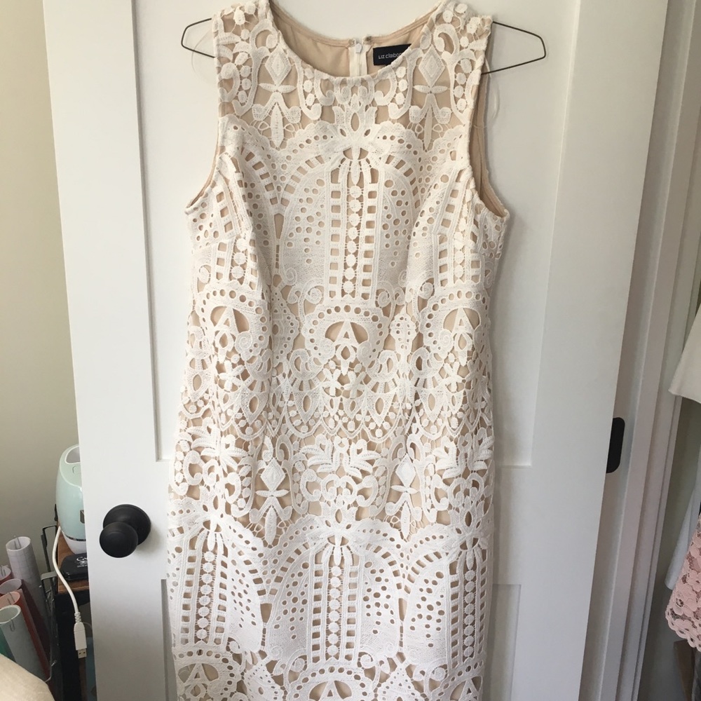White lace dress